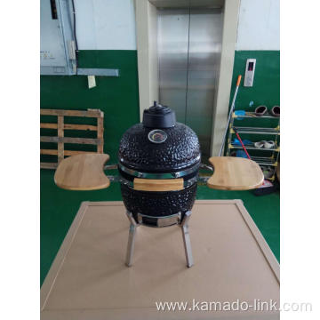 Ceramic Black Kamado Bbq Grill Egg Oven